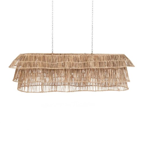Binghi Hanglamp | Naturel | Grote Zeegras Lamp | Handgemaakt – Boho & Natuurlijk