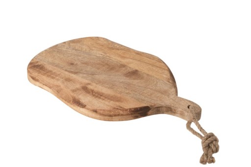 J-Line Organic Oval cutting board - wood - natural - S