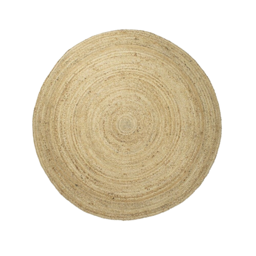 Natuurlijk Jute Vloerkleed | Rond 240 cm | Jute Rug