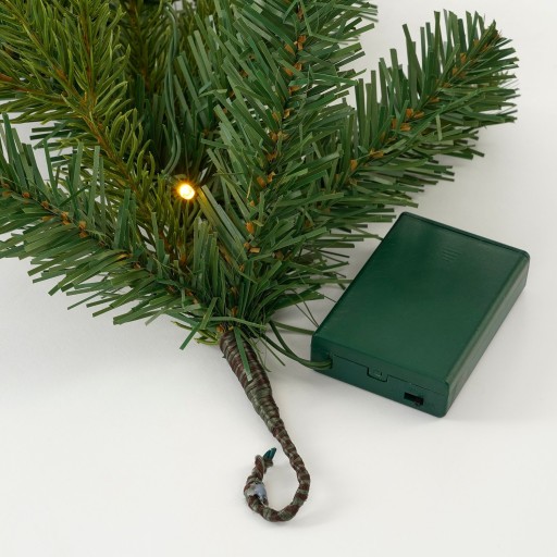 Black Box Trees Flachau Guirlande met Warm Witte LED Verlichting - L180 cm - Groen