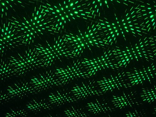 Laser outside spy with projector, skewer made of plastic, colorful, with integrated LED, spotlight for outside