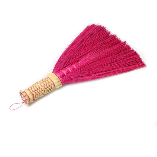Veegborstel Handgemaakt Gras | Roze | Boho Musthave