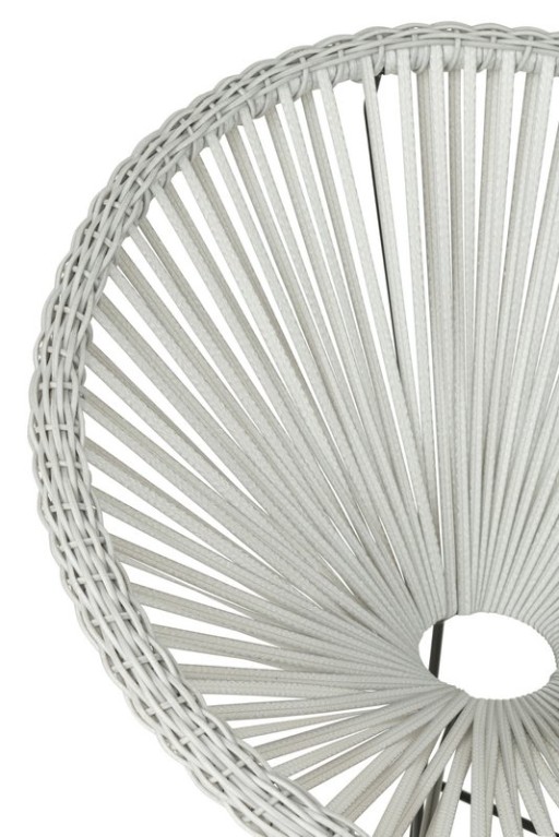 J-Line chair Acapulo - rattan/metal - white