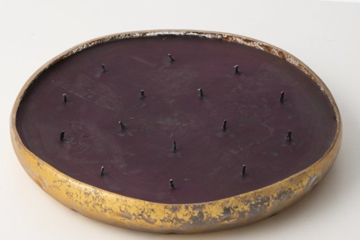 J -Line scented candle M -Chic - Oud & Amber - Glass - Gold/Black - XL - 35U