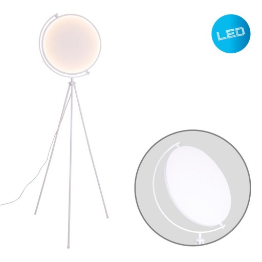 Textile floor lamp "Munega" h: 156cm