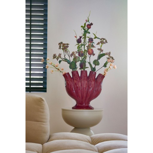 Serra Tulpenvaas - L33 x B16 x H30 cm - Keramiek - Paars