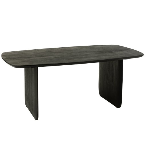 J-Line Eettafel Acaciahout Zwart