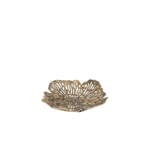 Ryhann Brass Casted Alu Flower Wall Deco Bowl S