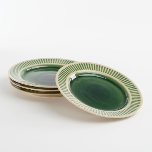 Elice Ontbijtbord - Ø21,5 cm - Keramiek - Groen