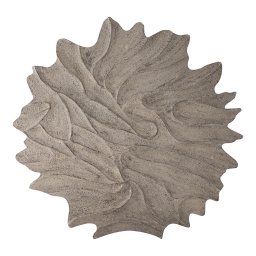 Ceanna Brown MDF Wall Panel Wavy Round L