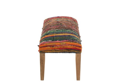 J-Line Sofa Chindi Wood/Textile Mix