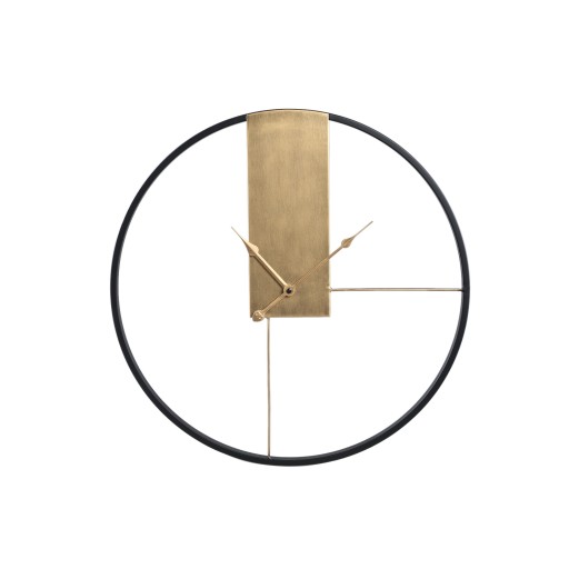 Lolae Gold Iron Round Wall Clock L