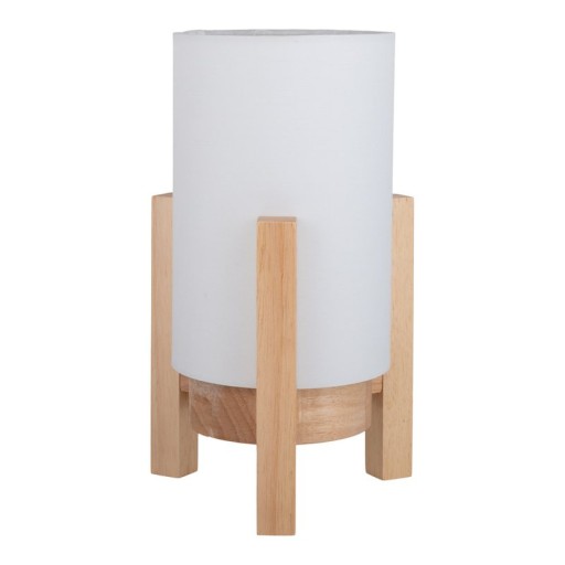 Cordial lamp "Madita" 25 cm high, in white/nature, with integrated LED, dimmable with touch sensor
