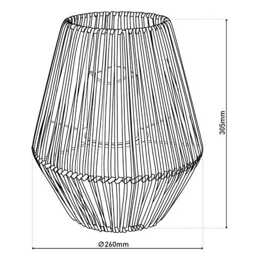 LED solar lamp "Plasto" Ø 26 cm outdoors made of brown metal and plastic