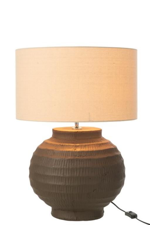 J-Line Table lamp Terracotta Brown