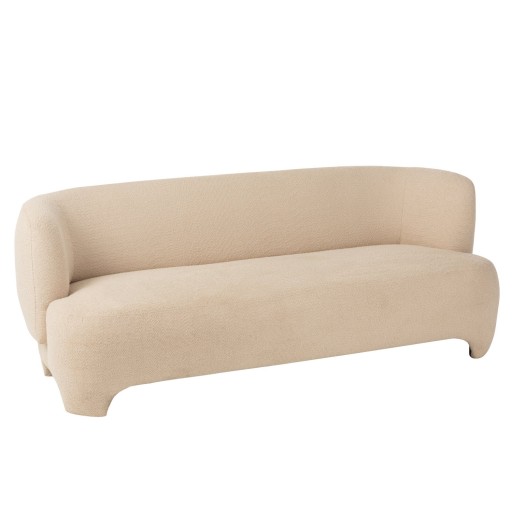 2/3-Zits Bank Gebreid | Wit | Compact en Comfortabel