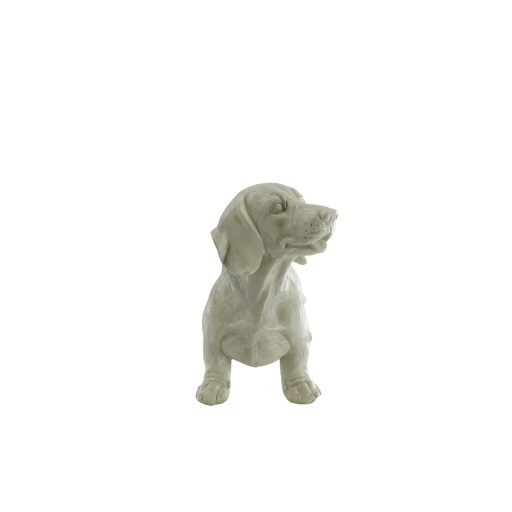 Ornament - Tackle Hond - Polyresin - Beige - 20x8x15cm