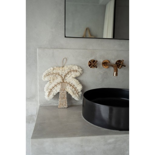 De Cotton Shell Palmboom - Wit Naturel