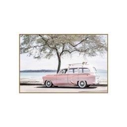 Glass Art Wandpaneel | Wall Art Pink Perfect 120x80 cm - Product afbeelding