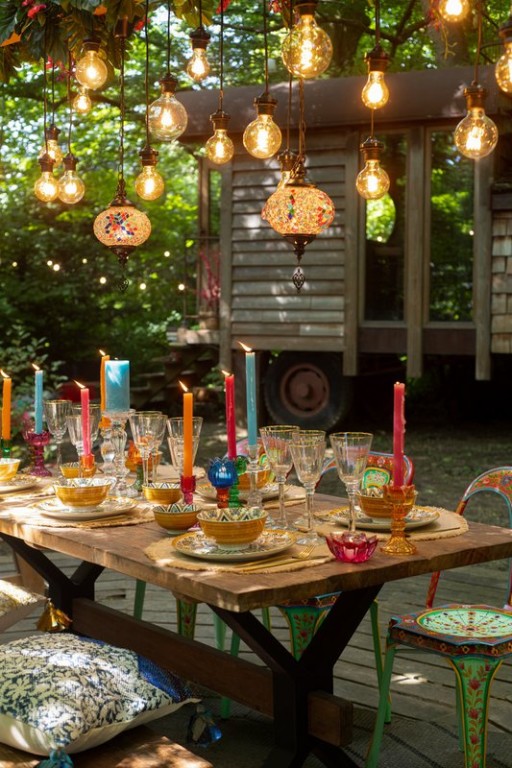 J-Line Dining Table Outdated Wood Brown