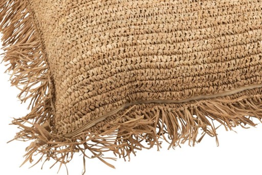 J-Line cushion Square - jute - natural - large