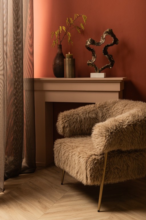 Maryan Brass Shaped Alu Casted Statue Marble BaseL