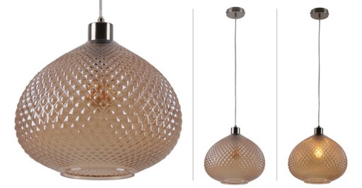 Glas-Pendelleuchte "SURRAT" d: 29cm