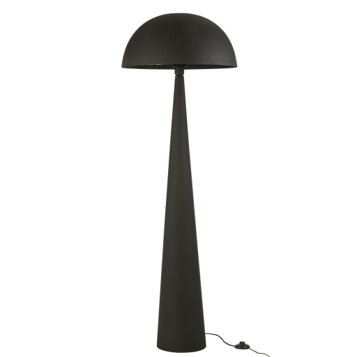 J-Line lamp Paddenstoel - metaal - zwart