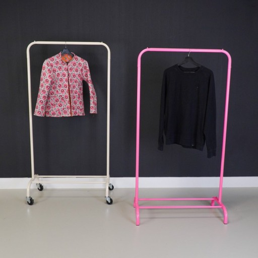 Clothrack - Metal - Pink - 80x40x150cm