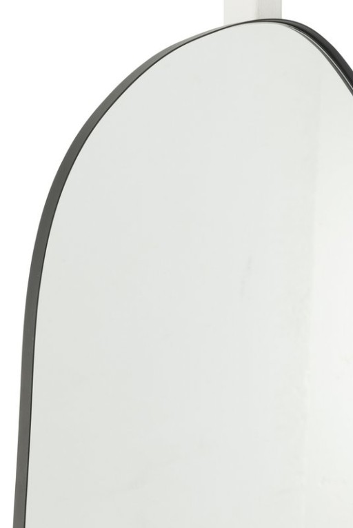 J -Line Spiegel Extrema - Iron/Glass - Black - Large - 108 x 59 cm