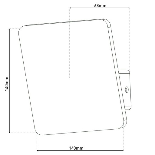 LED wall light "Stan"
