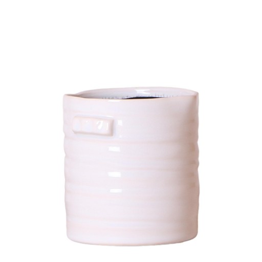 Kolibri Home | Jug bloempot - Witte keramieken sierpot Ø9cm