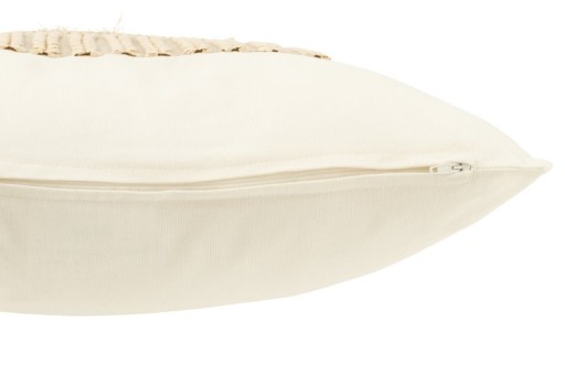 J-Line Cushion Hat Let's Get Cozy Cotton White/Beige