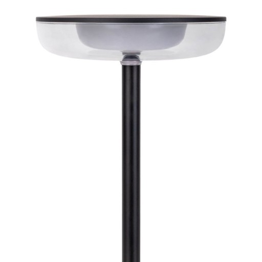 Cordless tablet light "Pasi" for outside and inside, made of metal and plastic in black, dimmable, with touch and memory function, approx. 26 cm high
