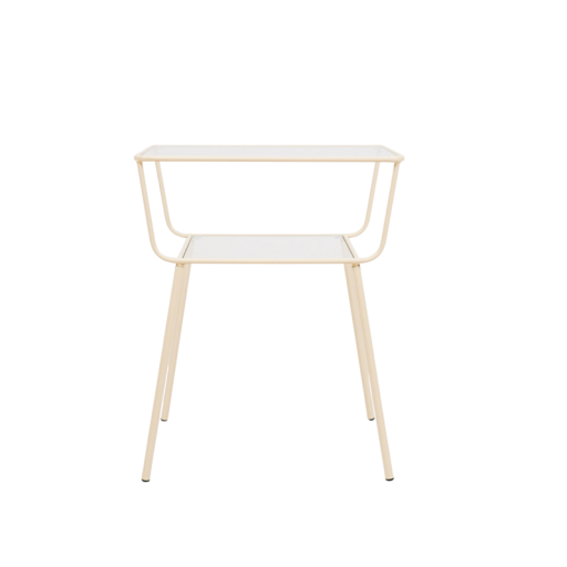 Side Table / Bedside table - Sand - 50x35x60cm