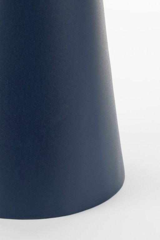 Chiel side table - H49 x Ø25 cm - FSC 100% - Metal - Dark blue