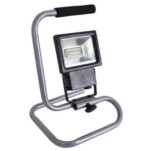 LED Buitenlamp Baro | Bouwlamp Zwart | Aluminium en Glas | Daglicht (6500K)