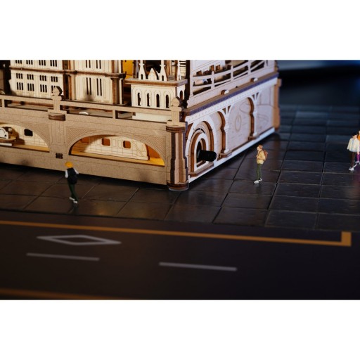 Robotime, 3D DIY Houten Modelbouwpakket Marble Travel "London", Marble Spaceport, EGB01, 22,5x15,5x23,5cm