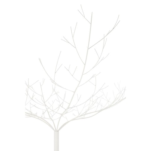 J-Line decoratie boom - metaal - wit - large