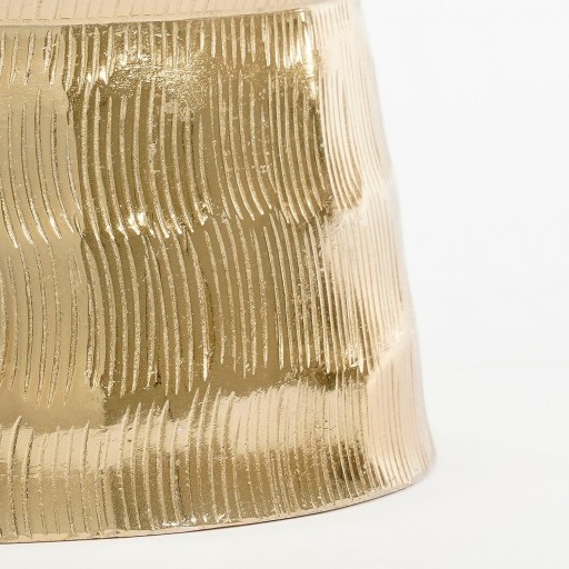 Decoratie Kerstboom - H36 x Ø11 cm - Aluminium - Goud