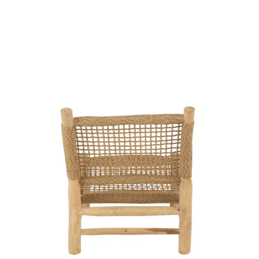 J-Line Zetel Vita Teak/Kunststof Naturel