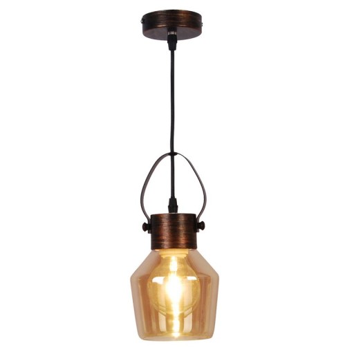 Glass pendant lamp "Alex"