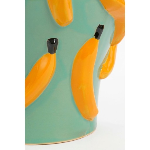 Moza Vaas - H30 x Ø27 cm - Keramiek - Groen, Geel