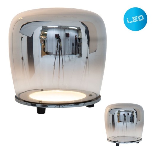 LED table lamp "Smoky" D: 18cm