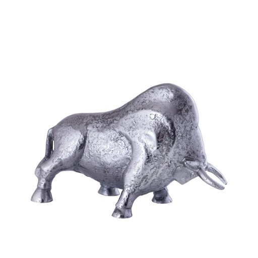 Ebeny Black Nickel Casted Alu Bull Statue L