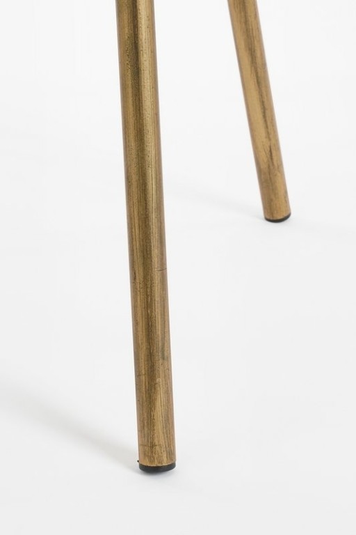 Alanza side table outside - H52 x Ø39 cm - Metal - Green