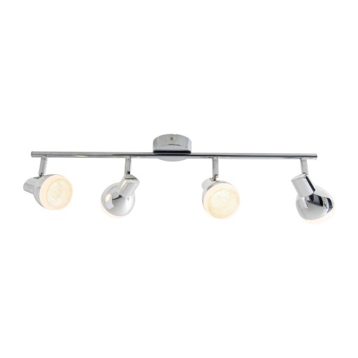 4 LED -muur en plafondrail "Chromey"