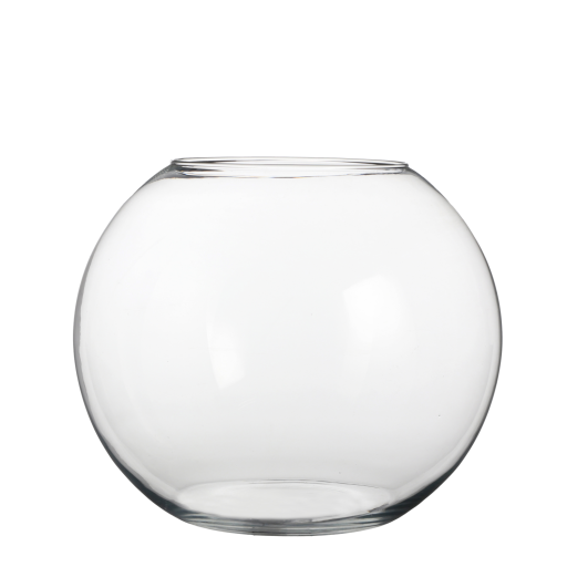 Babet Bol Vaas - H28 x Ø34 cm - Transparant