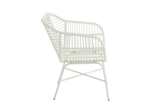 J-Line Rachelle outdoor chair - metal - white