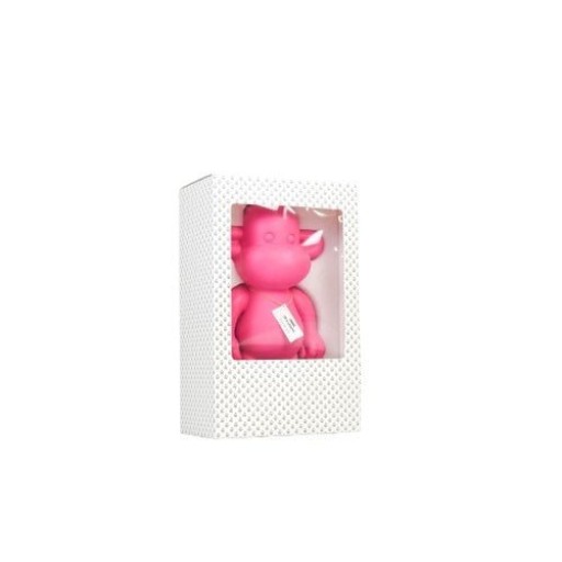 Ornament - Monkey Figurine 'The Legend'- Polyresin - Pink - 33x21x50cm